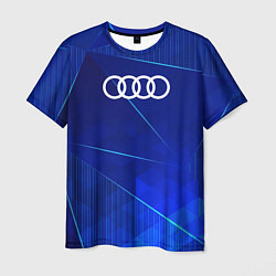 Мужская футболка Audi blue poly