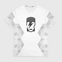 Мужская футболка David Bowie white poly