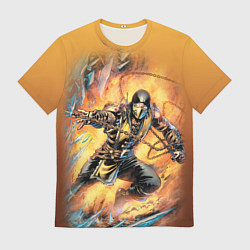 Мужская футболка Scorpion - Mortal Kombat