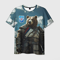 Мужская футболка Бурый русский медведь