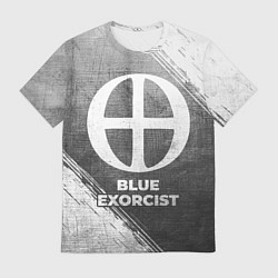 Футболка мужская Blue Exorcist - grey gradient, цвет: 3D-принт