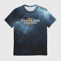 Мужская футболка Kingdom Come Deliverance 2 blue sky