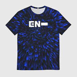 Мужская футболка Enhypen blue energy