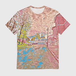 Мужская футболка Старый город