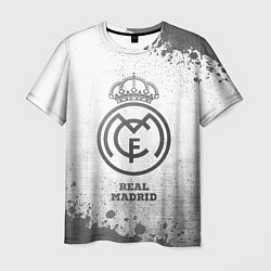 Футболка мужская Real Madrid - white gradient, цвет: 3D-принт