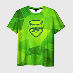 Футболка мужская Arsenal green poly, цвет: 3D-принт