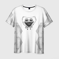 Футболка мужская Poppy Playtime white poly, цвет: 3D-принт