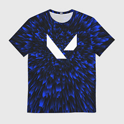 Мужская футболка Valorant blue energy