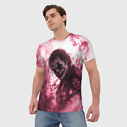 Футболка мужская Джокер в розовом дыму, цвет: 3D-принт — фото 2