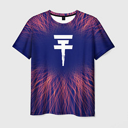 Футболка мужская Tokio Hotel red energy, цвет: 3D-принт