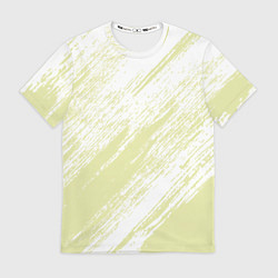 Футболка мужская The color is white and yellow, цвет: 3D-принт