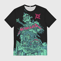 Мужская футболка Metallica - robot city