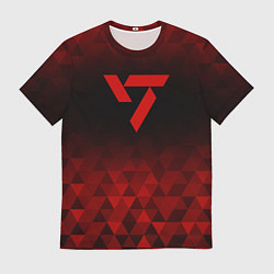 Мужская футболка Seventeen red poly