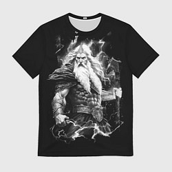 Мужская футболка Перун бог громовержец