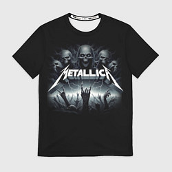 Футболка мужская Metallica thrash metal - gesture, цвет: 3D-принт