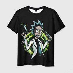 Мужская футболка Rick with gun