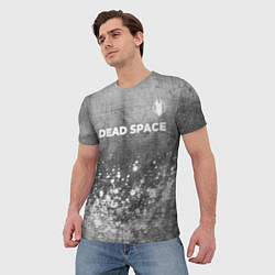 Футболка мужская Dead Space - grey gradient посередине, цвет: 3D-принт — фото 2