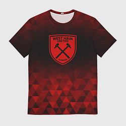 Мужская футболка West Ham red poly