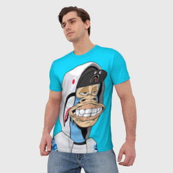 Футболка мужская NFT ape in the hood, цвет: 3D-принт — фото 2