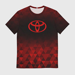 Мужская футболка Toyota red poly