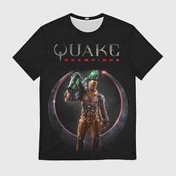 Футболка мужская Quake champions - Visor, цвет: 3D-принт