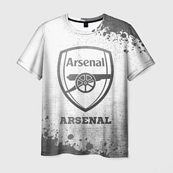 Футболка мужская Arsenal - white gradient, цвет: 3D-принт