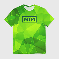 Мужская футболка Nine Inch Nails green poly