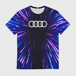 Мужская футболка Audi neon energy