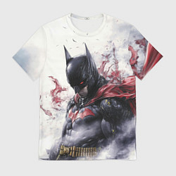 Мужская футболка Бэтмен в тумане