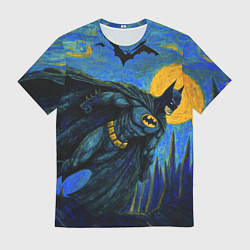 Мужская футболка Бэтмен в стиле Ван-Гога