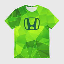 Футболка мужская Honda green poly, цвет: 3D-принт