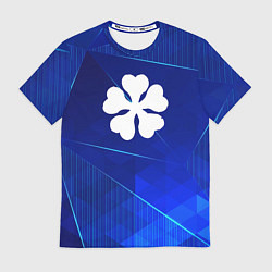 Мужская футболка Black Clover blue poly