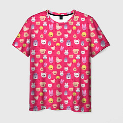 Мужская футболка Skzoo pattern pink