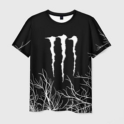 Мужская футболка Monster energy лес
