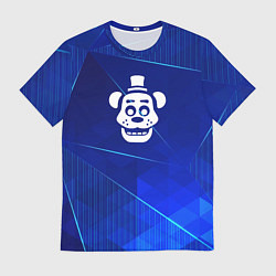 Мужская футболка FNAF blue poly