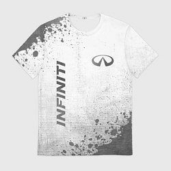 Футболка мужская Infiniti - white gradient вертикально, цвет: 3D-принт