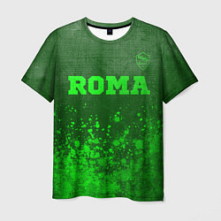 Футболка мужская Roma - green gradient посередине, цвет: 3D-принт