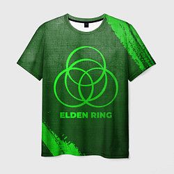 Футболка мужская Elden Ring - green gradient, цвет: 3D-принт