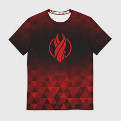 Мужская футболка Dead Space red poly