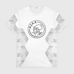 Мужская футболка Ajax white poly