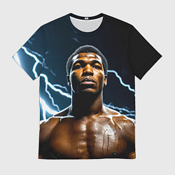 Мужская футболка Мухаммед Али и молния