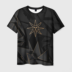 Мужская футболка Dark Souls golden poly