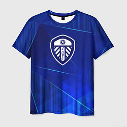 Мужская футболка Leeds United blue poly
