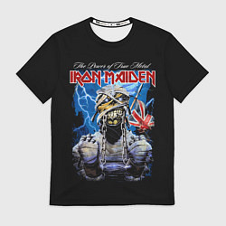 Футболка мужская Powerslave Iron Maiden - мумия, цвет: 3D-принт