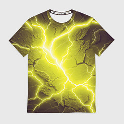 Мужская футболка Color yellow black