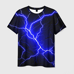 Мужская футболка Color blue black