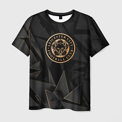 Мужская футболка Leicester City golden poly
