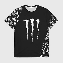 Футболка мужская Monster energy japan symbol, цвет: 3D-принт