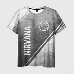 Футболка мужская Nirvana - grey gradient вертикально, цвет: 3D-принт