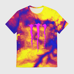 Мужская футболка Monster energy storm grunge